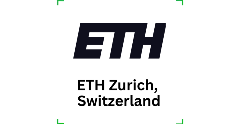 PhD Positions Fully Funded at ETH Zurich, Switzerland